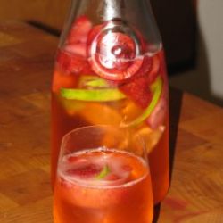 Strawberry Lime Spritzer