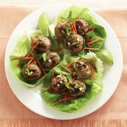 Meatball Lettuce Wrap