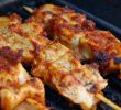 Bacon Bourbon BBQ Chicken Kebabs